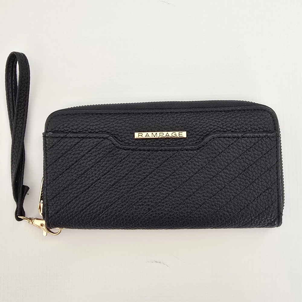 Rampage | Black Wristlet Wallet